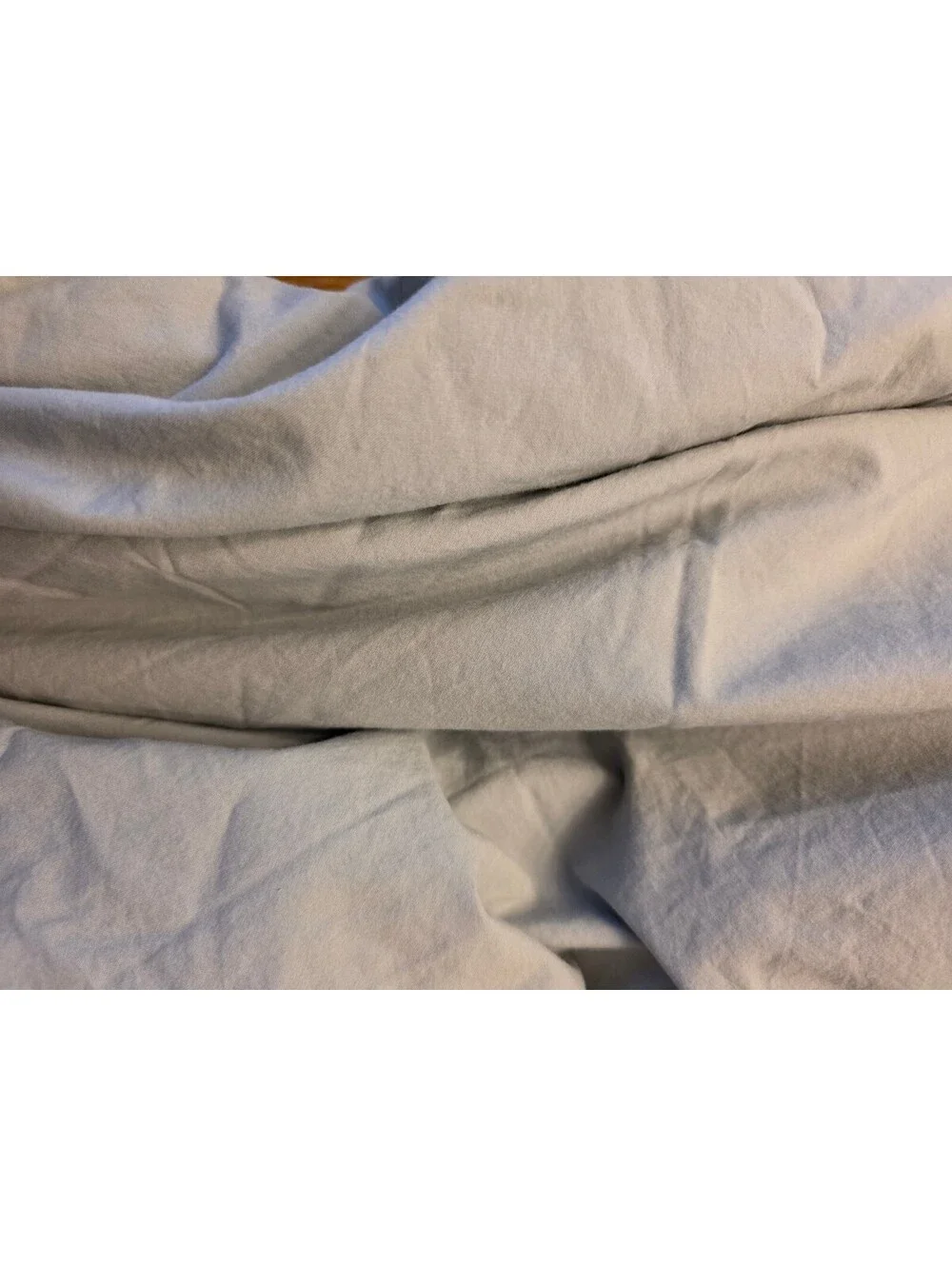 West Elm Queen Fitted Sheet 100% Organic Cotton Gray Slate Deep Pocket Pre-owned